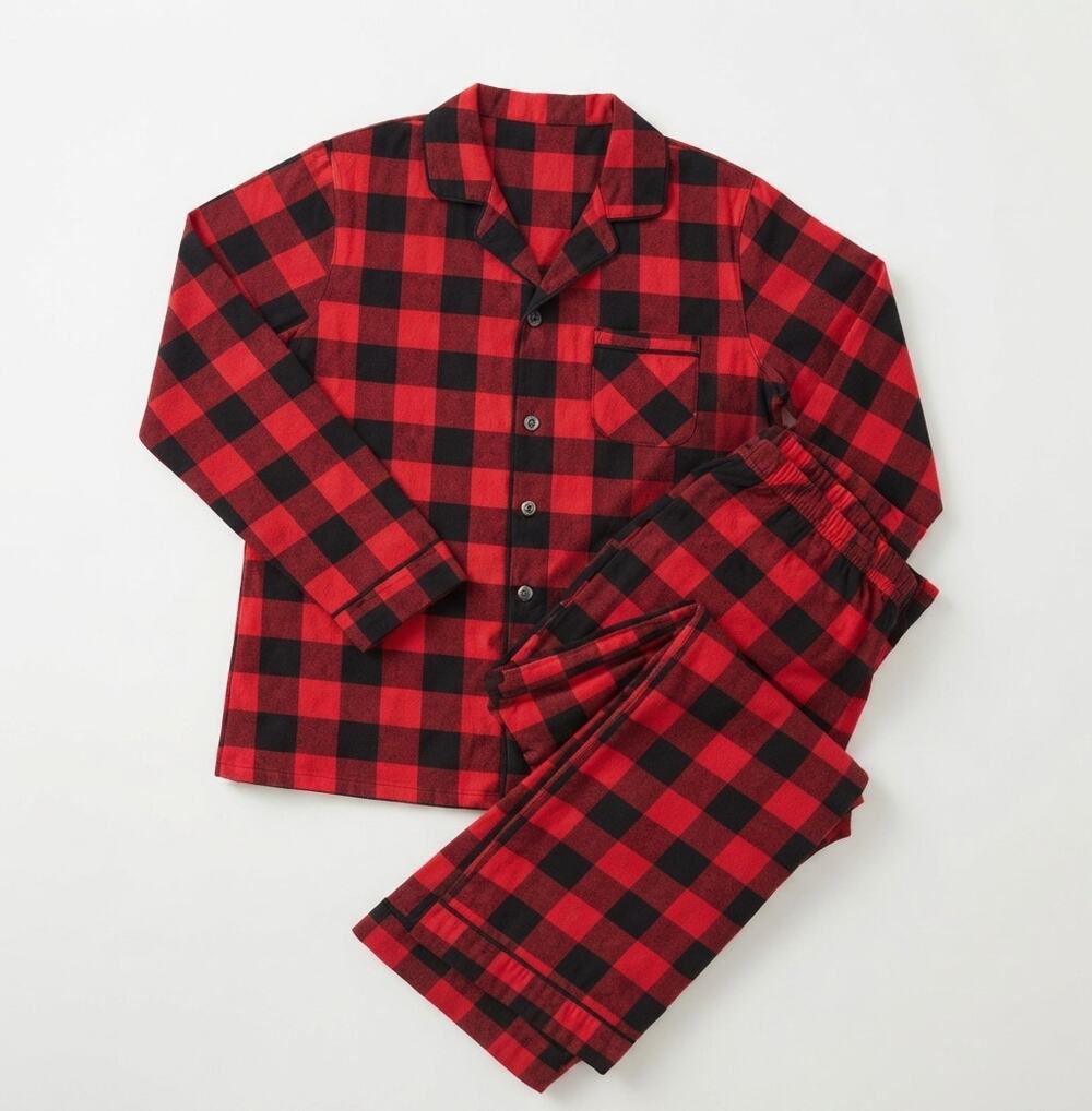 NEW Target Wondershop 2X Red Buffalo Plaid Flannel Pajama Set 2 Piece cabin